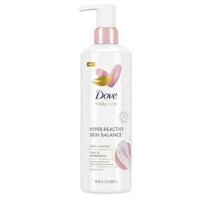 BRAND NEW Dove Body Love Body Hyper-Reactive Fragrance Free Body Wash